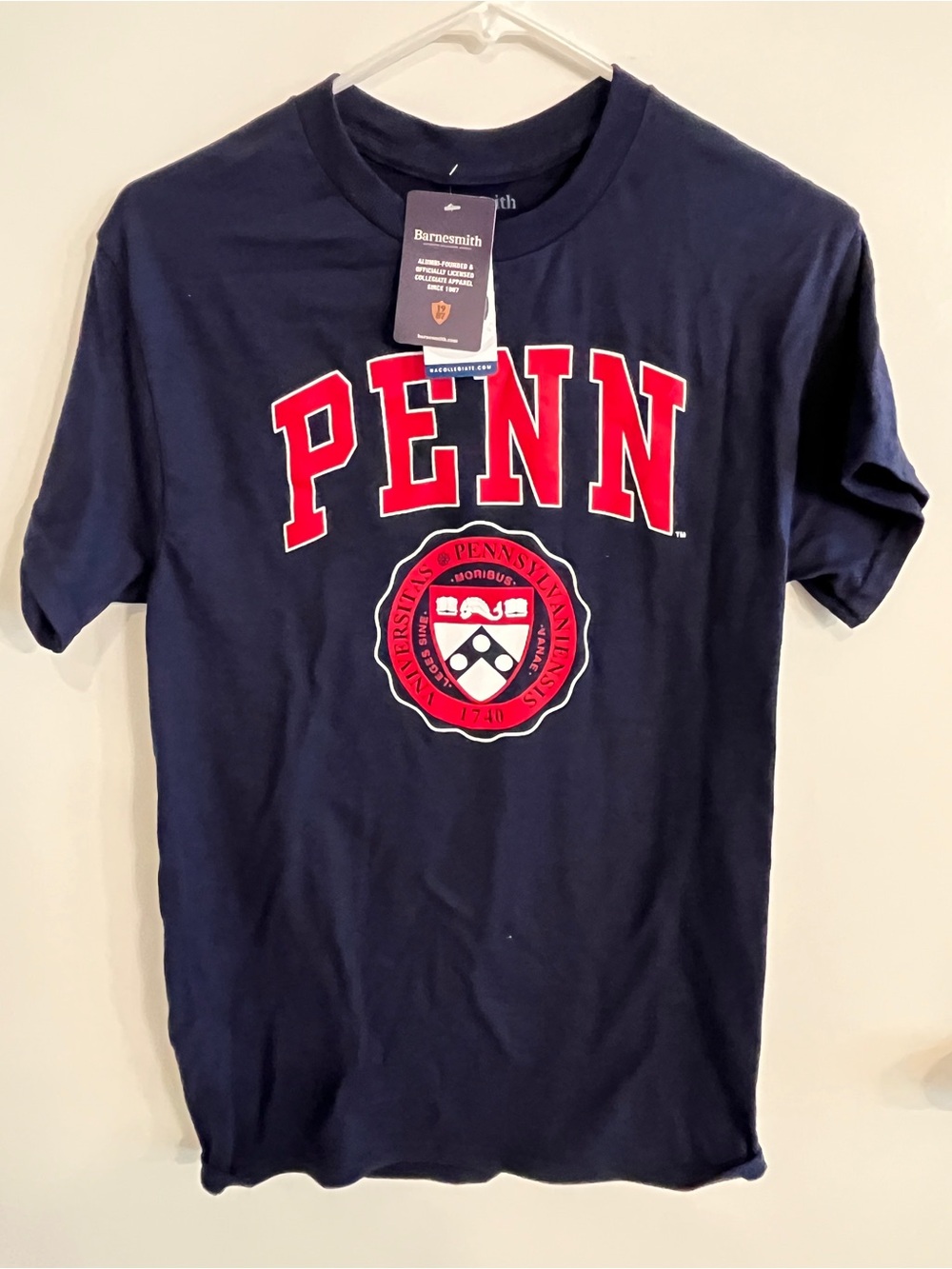 NWT Mens Size Small Barnesmith Penn Heritage Tee Shirt